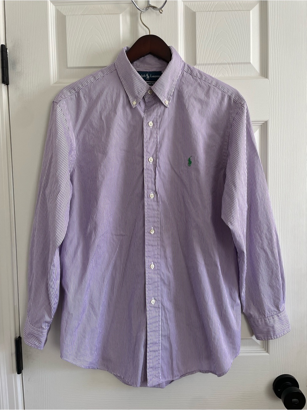 Ralph Lauren Lavender Oxford Button Down Shirt Men’s 16.5 Long Sleeve